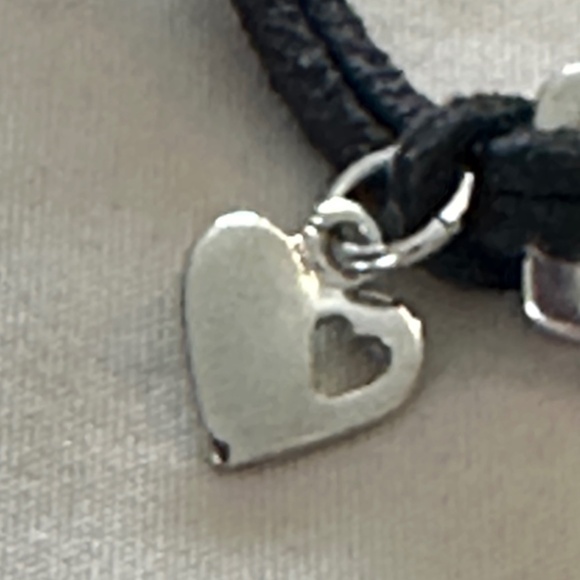 2/$10 Silver tone & double black Cord bracelet “Choose Your Dreams“ - Picture 4 of 15